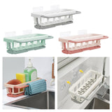 Maxbell Multipurpose Sink Storage Rack Soap Rack Shelves Sink Organizer for Counter Green