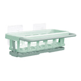 Maxbell Multipurpose Sink Storage Rack Soap Rack Shelves Sink Organizer for Counter Green