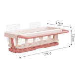 Maxbell Multipurpose Sink Storage Rack Soap Rack Shelves Sink Organizer for Counter Pink