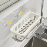 Maxbell Multipurpose Sink Storage Rack Soap Rack Shelves Sink Organizer for Counter White