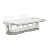 Maxbell Multipurpose Sink Storage Rack Soap Rack Shelves Sink Organizer for Counter White