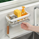 Maxbell Multipurpose Sink Storage Rack Soap Rack Shelves Sink Organizer for Counter White