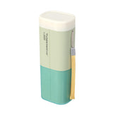 Maxbell Toothbrush Holder with Cover Reusable Compact Multifunction for Hiking Green