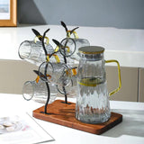 Maxbell Iron Stemware Rack Organizer Rack Goblet Rack Restaurant Decoration