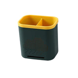Maxbell Drain Chopsticks Cage Detachable Ventilation Durable for Closet Cabinet Home 2 Slot Green