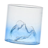 Maxbell Creative Mountain Style Wine Glass Tea Cup for Entertaining Dining Man Gifts sky