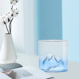 Maxbell Creative Mountain Style Wine Glass Tea Cup for Entertaining Dining Man Gifts sky