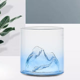 Maxbell Creative Mountain Style Wine Glass Tea Cup for Entertaining Dining Man Gifts sky