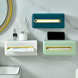 Maxbell Face Towel Case Wall Mounted Decoration Organizer for Office Car Night Stands Green