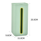 Maxbell Face Towel Case Wall Mounted Decoration Organizer for Office Car Night Stands Green