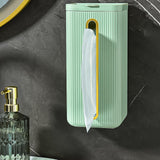 Maxbell Face Towel Case Wall Mounted Decoration Organizer for Office Car Night Stands Green