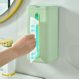 Maxbell Face Towel Case Wall Mounted Decoration Organizer for Office Car Night Stands Green