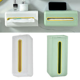 Maxbell Face Towel Case Wall Mounted Decoration Organizer for Office Car Night Stands Green