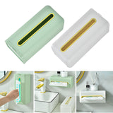 Maxbell Face Towel Case Wall Mounted Decoration Organizer for Office Car Night Stands Green