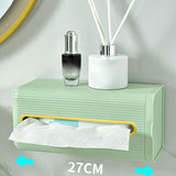 Maxbell Face Towel Case Wall Mounted Decoration Organizer for Office Car Night Stands Green