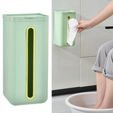 Maxbell Face Towel Case Wall Mounted Decoration Organizer for Office Car Night Stands Green