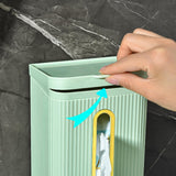 Maxbell Face Towel Case Wall Mounted Decoration Organizer for Office Car Night Stands Green