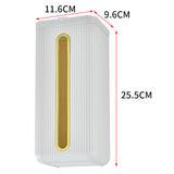 Maxbell Face Towel Case Wall Mounted Decoration Organizer for Office Car Night Stands White