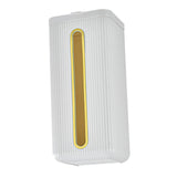 Maxbell Face Towel Case Wall Mounted Decoration Organizer for Office Car Night Stands White