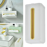 Maxbell Face Towel Case Wall Mounted Decoration Organizer for Office Car Night Stands White