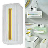 Maxbell Face Towel Case Wall Mounted Decoration Organizer for Office Car Night Stands White