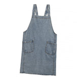 Maxbell Workshop Apron Heavy Duty Free Size for Gardening Barbecue Fathers Day Gift Light Blue