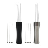 Maxbell Metal Espresso Stirrer Hand Tamper Espresso Tamper for Cafe Black