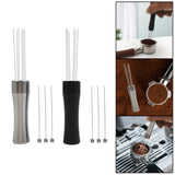 Maxbell Metal Espresso Stirrer Hand Tamper Espresso Tamper for Cafe Black