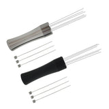 Maxbell Metal Espresso Stirrer Hand Tamper Espresso Tamper for Cafe Black