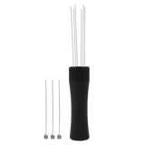 Maxbell Metal Espresso Stirrer Hand Tamper Espresso Tamper for Cafe Black
