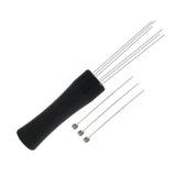 Maxbell Metal Espresso Stirrer Hand Tamper Espresso Tamper for Cafe Black