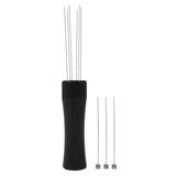Maxbell Metal Espresso Stirrer Hand Tamper Espresso Tamper for Cafe Black