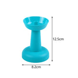 Maxbell 6 Pieces Multipurpose Ice Cream Holder Round Reusable for Countertop Parties Blue
