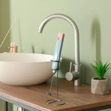 Maxbell Metal Egg Beater Stand Coffee Frother Holder for Restaurant Supplies