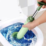 Maxbell Toilet Air Plunger Accessories for Household Toilet Sewer Dredging Plunger Green