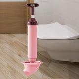 Maxbell Toilet Air Plunger Accessories for Household Toilet Sewer Dredging Plunger Pink