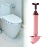 Maxbell Toilet Air Plunger Accessories for Household Toilet Sewer Dredging Plunger Pink