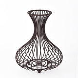 Maxbell Cork Container Table Cork Container Iron Basket for Decoration