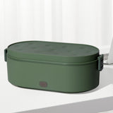 Maxbell Lunch Box Electric Heated Lunch Boxes Food Warmer for Office Travel Green