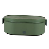 Maxbell Lunch Box Electric Heated Lunch Boxes Food Warmer for Office Travel Green