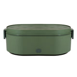 Maxbell Lunch Box Electric Heated Lunch Boxes Food Warmer for Office Travel Green