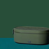 Maxbell Lunch Box Electric Heated Lunch Boxes Food Warmer for Office Travel Green
