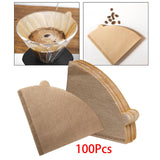 Maxbell 100 Pieces Coffee Filter Filters Replacements for Party Home Cafe
