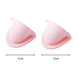 Maxbell 4 Pieces Hot Plate Gripper Set for Cooking Moving Hot Plate or Bowls Pot Pink