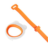 Maxbell Toilet Seat Lifter Cover Lid Handle Resusable for Travel Restaurant Orange White