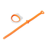 Maxbell Toilet Seat Lifter Cover Lid Handle Resusable for Travel Restaurant Orange White