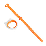 Maxbell Toilet Seat Lifter Cover Lid Handle Resusable for Travel Restaurant Orange White