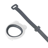 Maxbell Toilet Seat Lifter Cover Lid Handle Resusable for Travel Restaurant Grey White