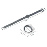 Maxbell Toilet Seat Lifter Cover Lid Handle Resusable for Travel Restaurant Grey White