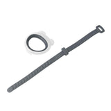 Maxbell Toilet Seat Lifter Cover Lid Handle Resusable for Travel Restaurant Grey White